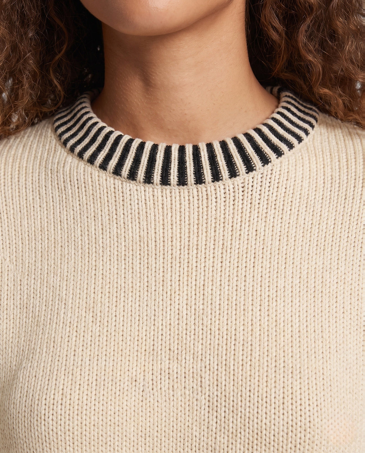 Damen Oversize Pullover Casual Norwegermuster Rippbündchen