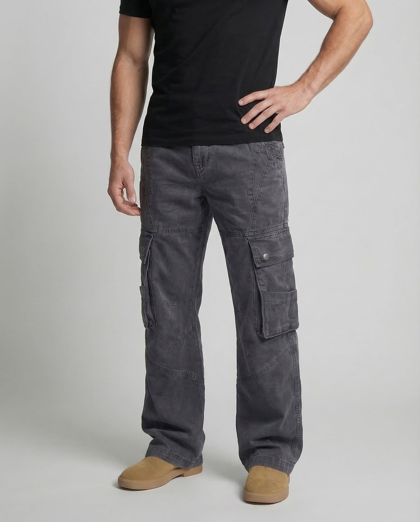 Herren Cargohose Weit