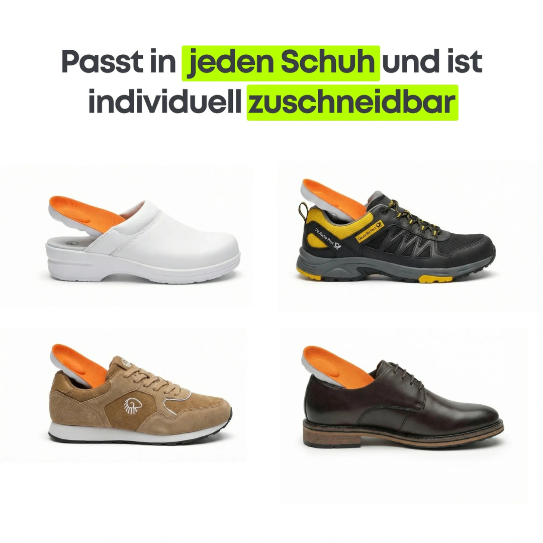 Einlegesohlen Herren & Damen Bequem Stehkomfort Alltag