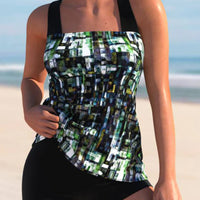 Tankini Damen Tankini I  2-teiliger Badeanzug Sommer