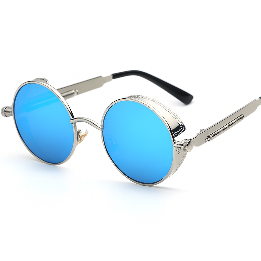Retro Sonnenbrille Herren | Modisches Punk-Design mit UV-Schutz | Vielseitig für Outdoor-Aktivitäten 1