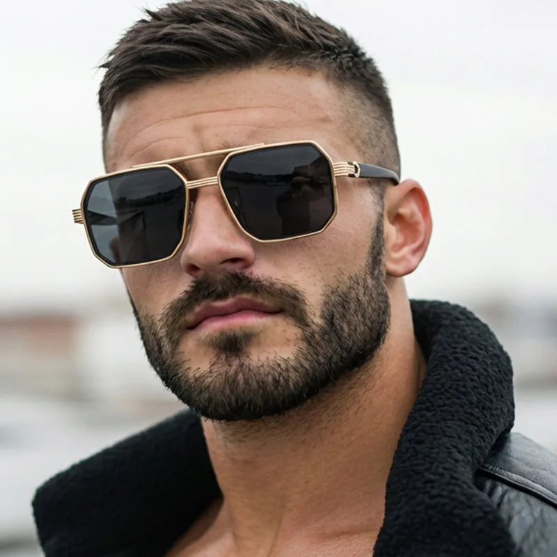 Sonnenbrille Damen Retro Oversize