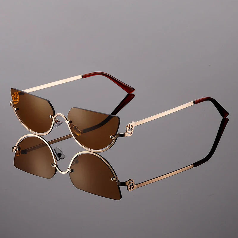 Sonnenbrille Damen Leicht UV400 Cat Eye Modern