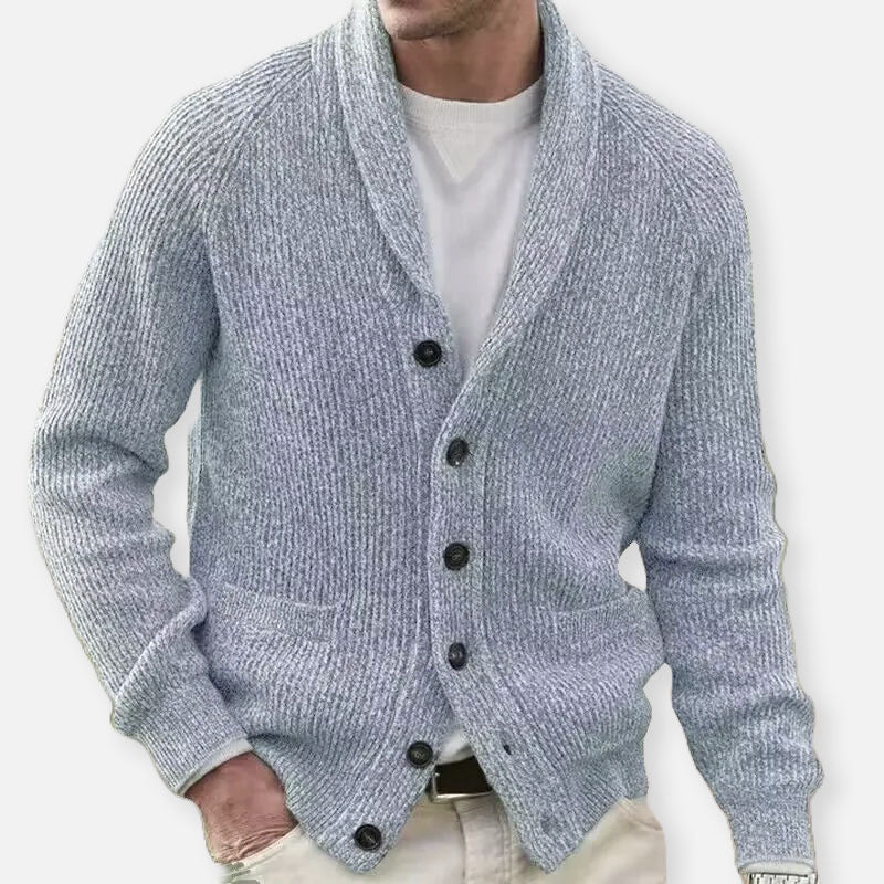 Strickjacke Herren Slim Fit Übergangszeit Vintage