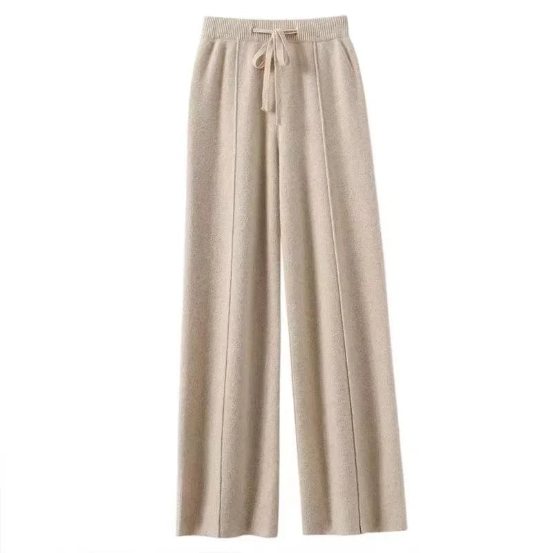 Strickhose Damen Relaxed Fit Herbst & Winter