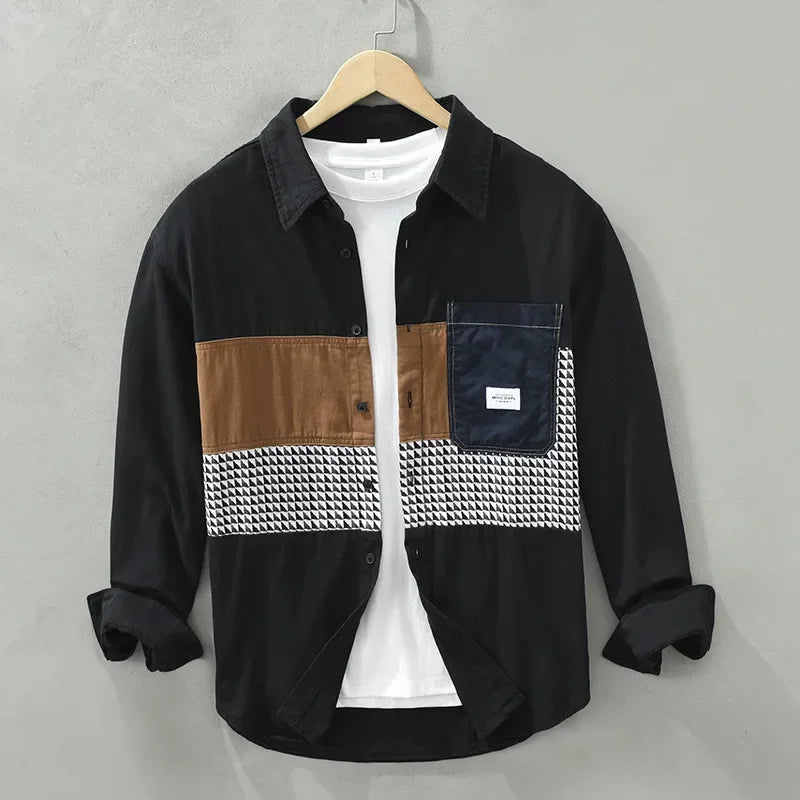 Hemd Herren Relaxed Fit Casual Sommer