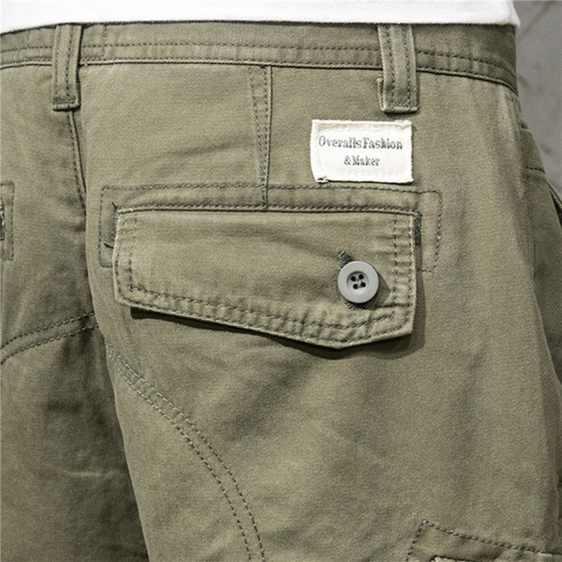 Cargo-Shorts Herren Relaxed Fit Freizeit Sommer