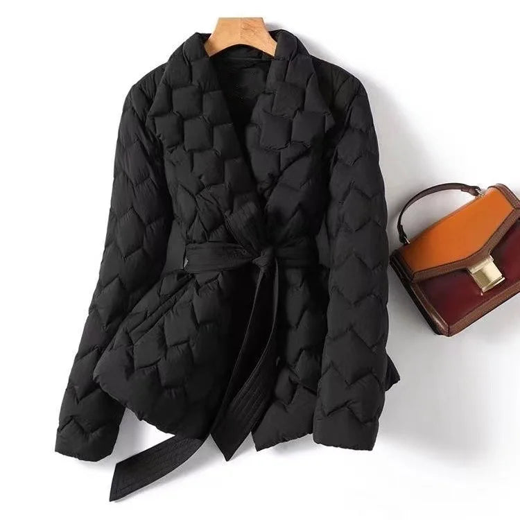 Komfortjacke Damen Wickelgürtel Frühling & Sommer