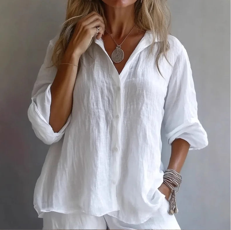 Hemd Damen Relaxed Fit Casual Übergangszeit