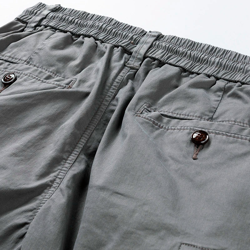 Cargo Shorts Herren Mit Gürtel Geflochtene Kordel Freizeit Sommer