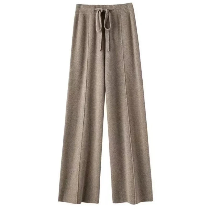 Strickhose Damen Relaxed Fit Herbst & Winter