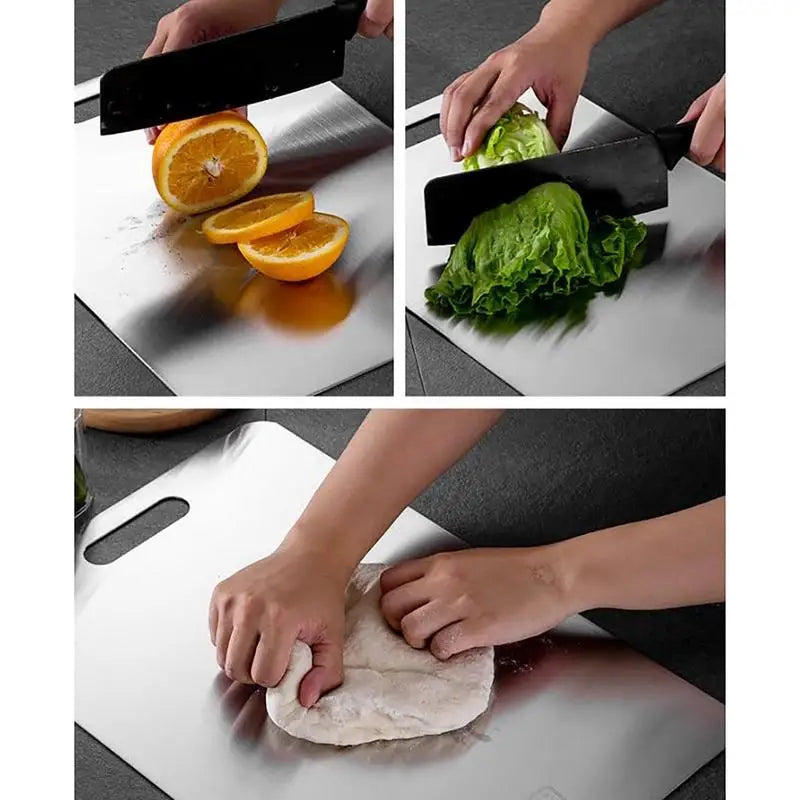 Planche à découper en titane – Planche de cuisine en titane, hygiénique et durable