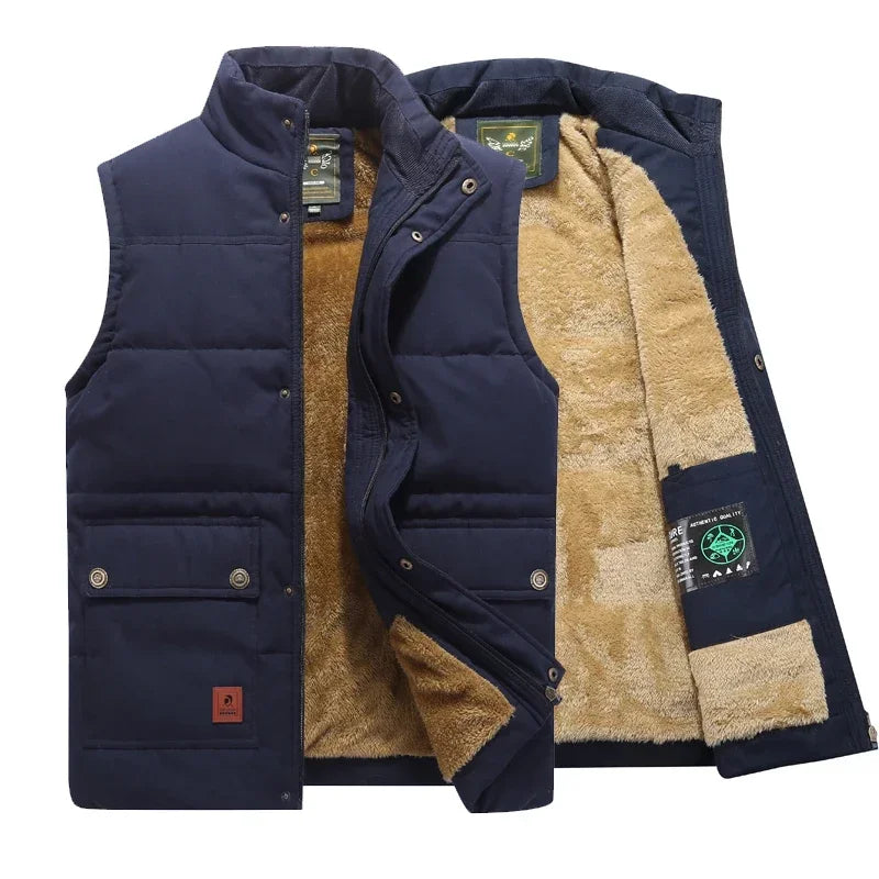 Bodywarmer Herren Winter Thermo Casual Slim Fit