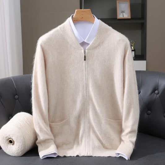 Strickjacke Damen Slim Fit Winter Casual Reißverschluss