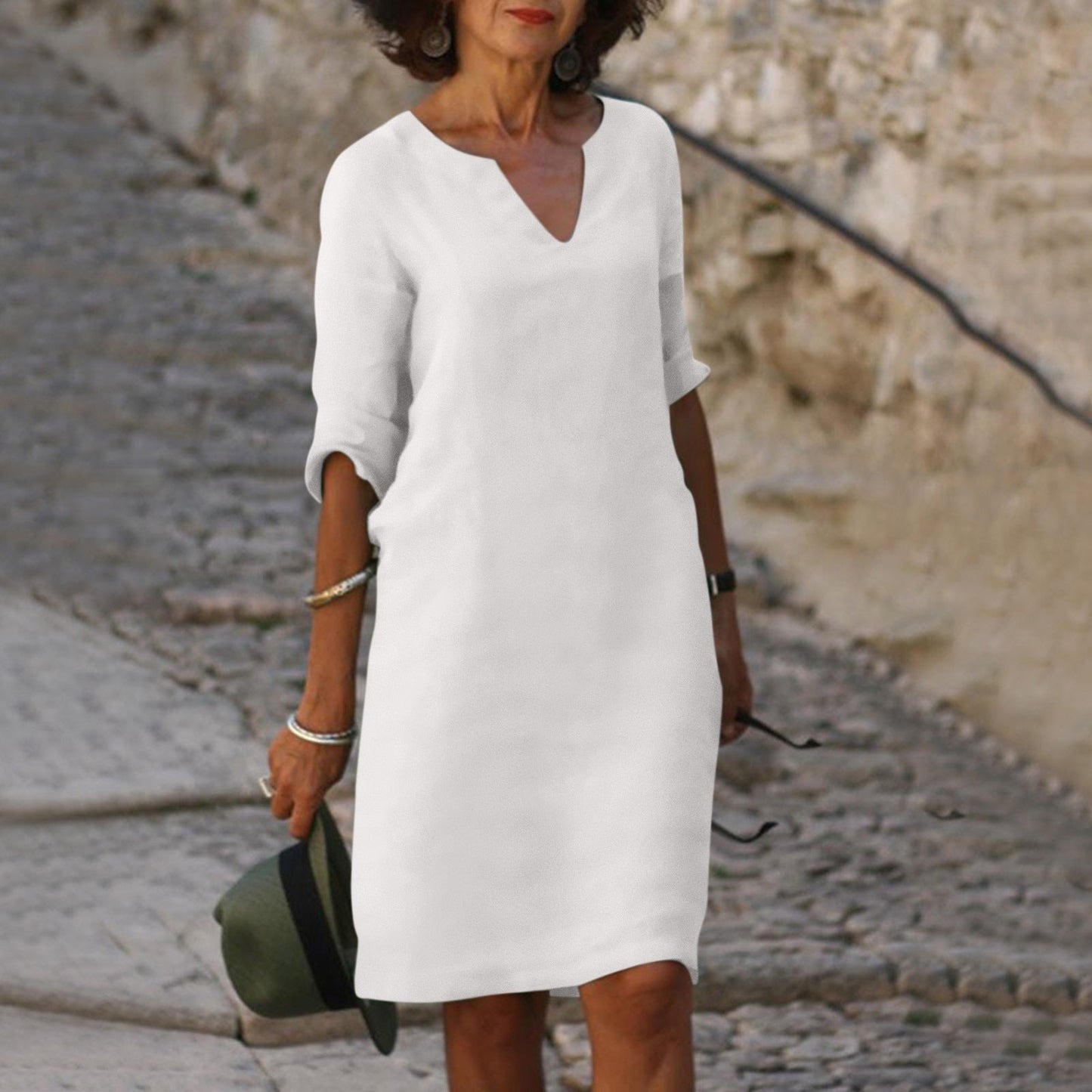 Sommerkleid Damen Regular Fit Freizeit