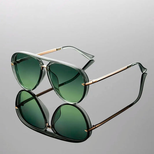 Lunettes de soleil femme aviateur rétro