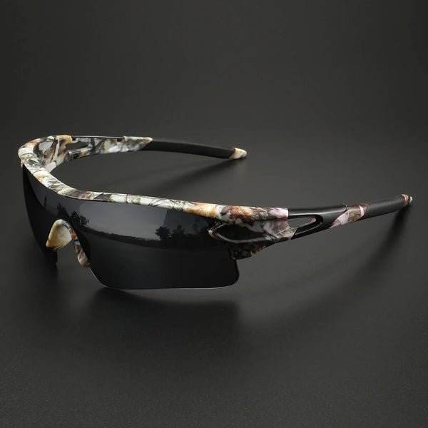 Herren Sport-Sonnenbrille I Velo Brille Wraparound Verspiegelt Outdoor