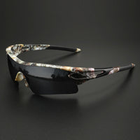 Lunettes de soleil sport homme I Lunettes vélo enveloppantes à verres miroirs pour l'extérieur