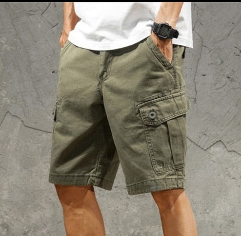 Cargo-Shorts Herren Relaxed Fit Freizeit Sommer