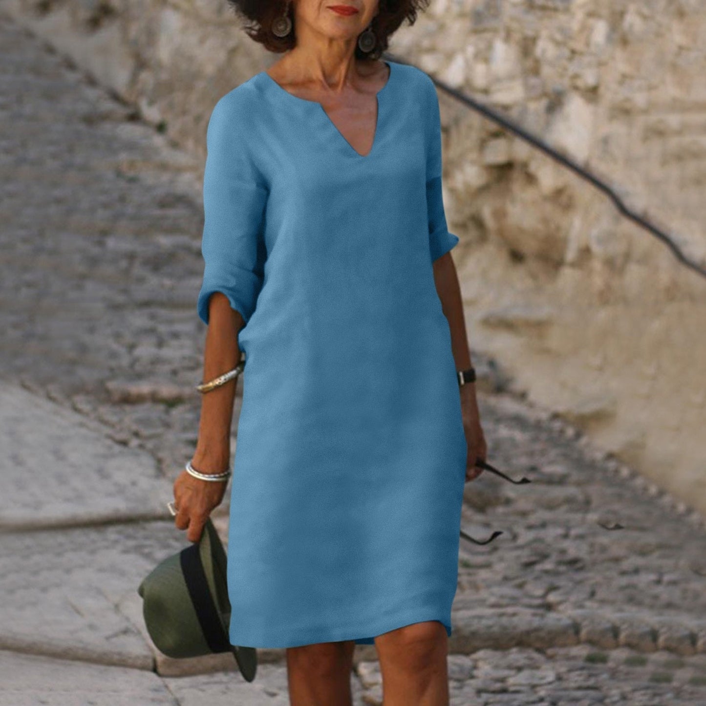 Sommerkleid Damen Regular Fit Freizeit