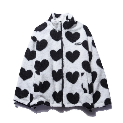 Azalee | Reversible Heart Jacket