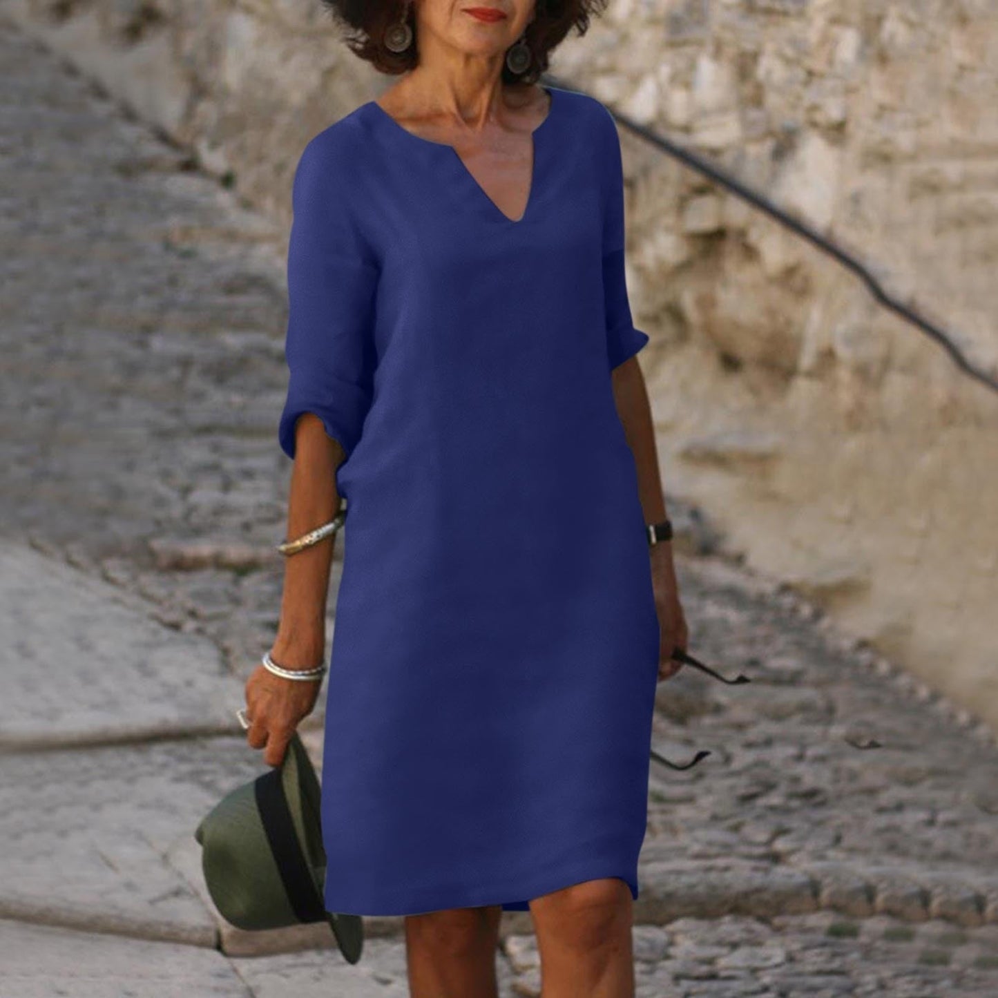 Sommerkleid Damen Regular Fit Freizeit