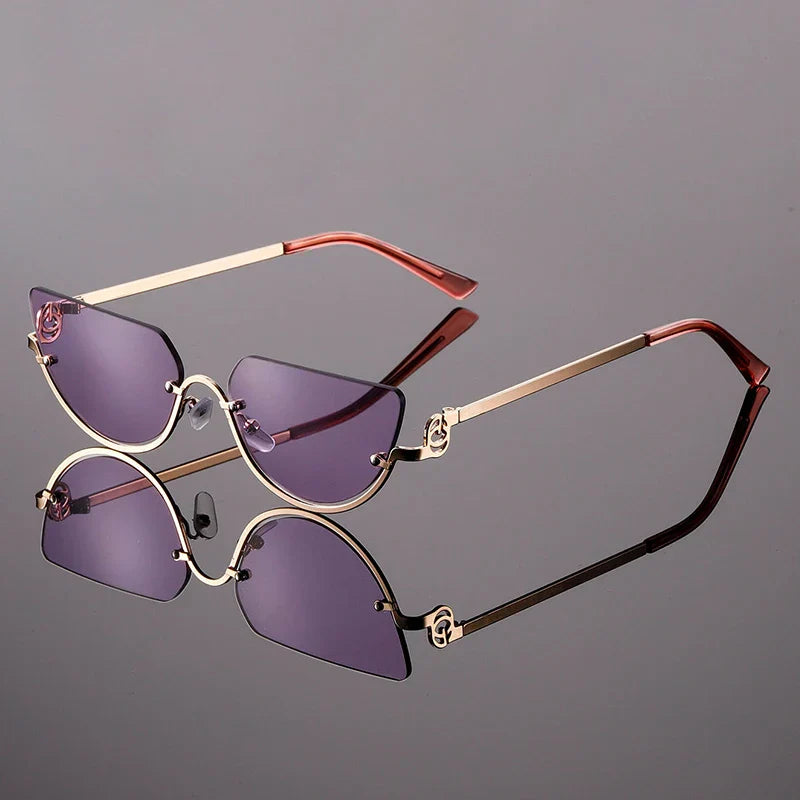 Sonnenbrille Damen Leicht UV400 Cat Eye Modern