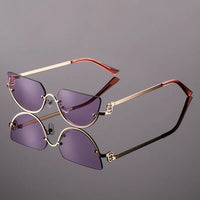 Lunettes de soleil femme légères UV400 Cat Eye modernes