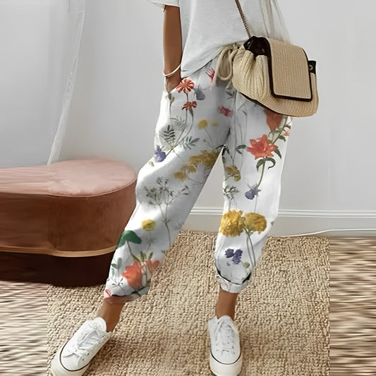 Freizeithose Damen Regular Fit Sommer Alltag