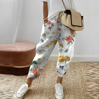 Freizeithose Damen Regular Fit Sommer Alltag