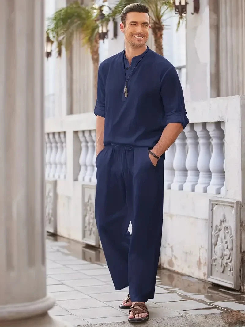 Herren Sommer Set Relaxed Fit Freizeit Sommer