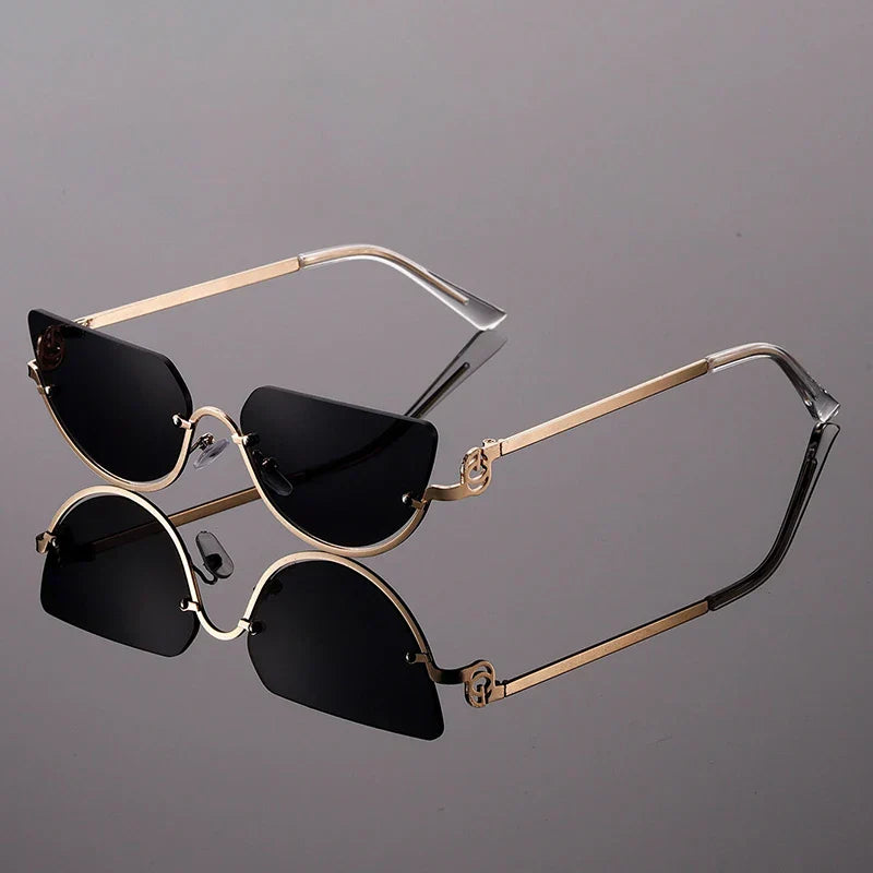 Sonnenbrille Damen Leicht UV400 Cat Eye Modern
