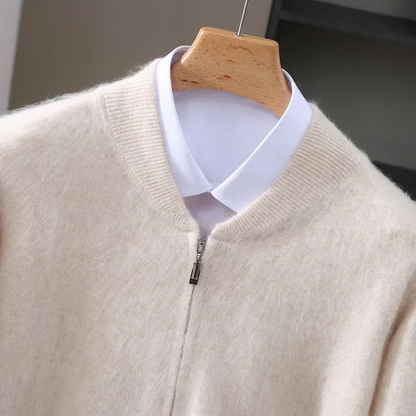 Strickjacke Damen Slim Fit Winter Casual Reißverschluss