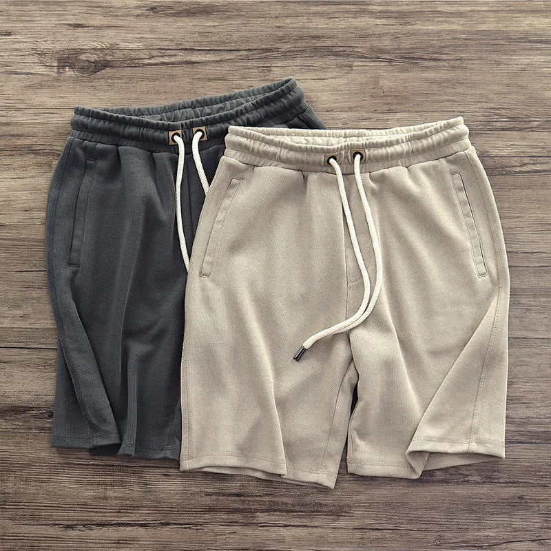 Harlan Herren Shorts – Atmungsaktive Strickshorts mit Kordelzug