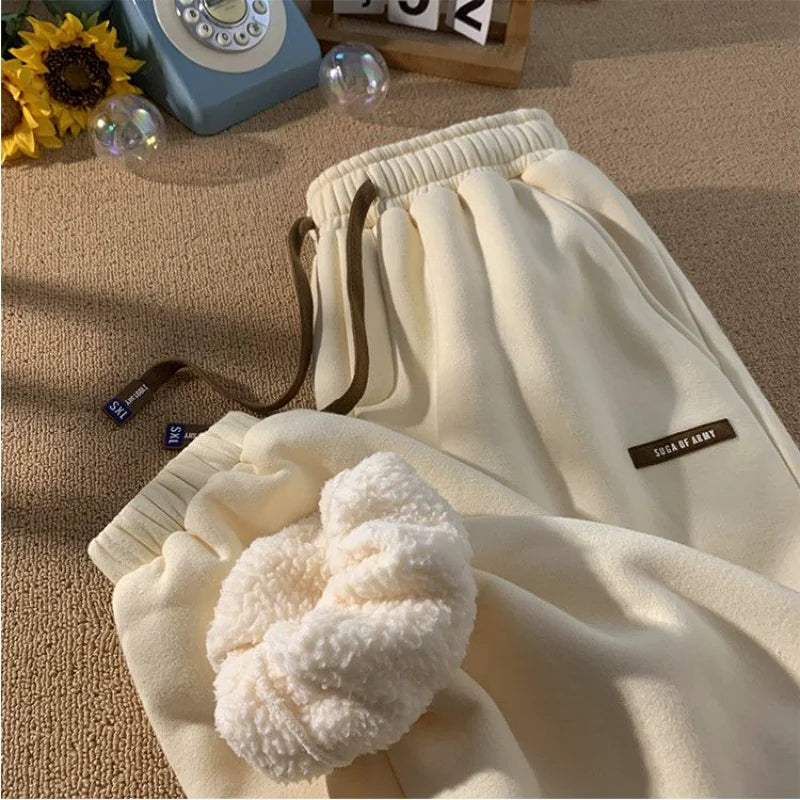 Jogginghose Damen Relaxed Fit Winter Casual