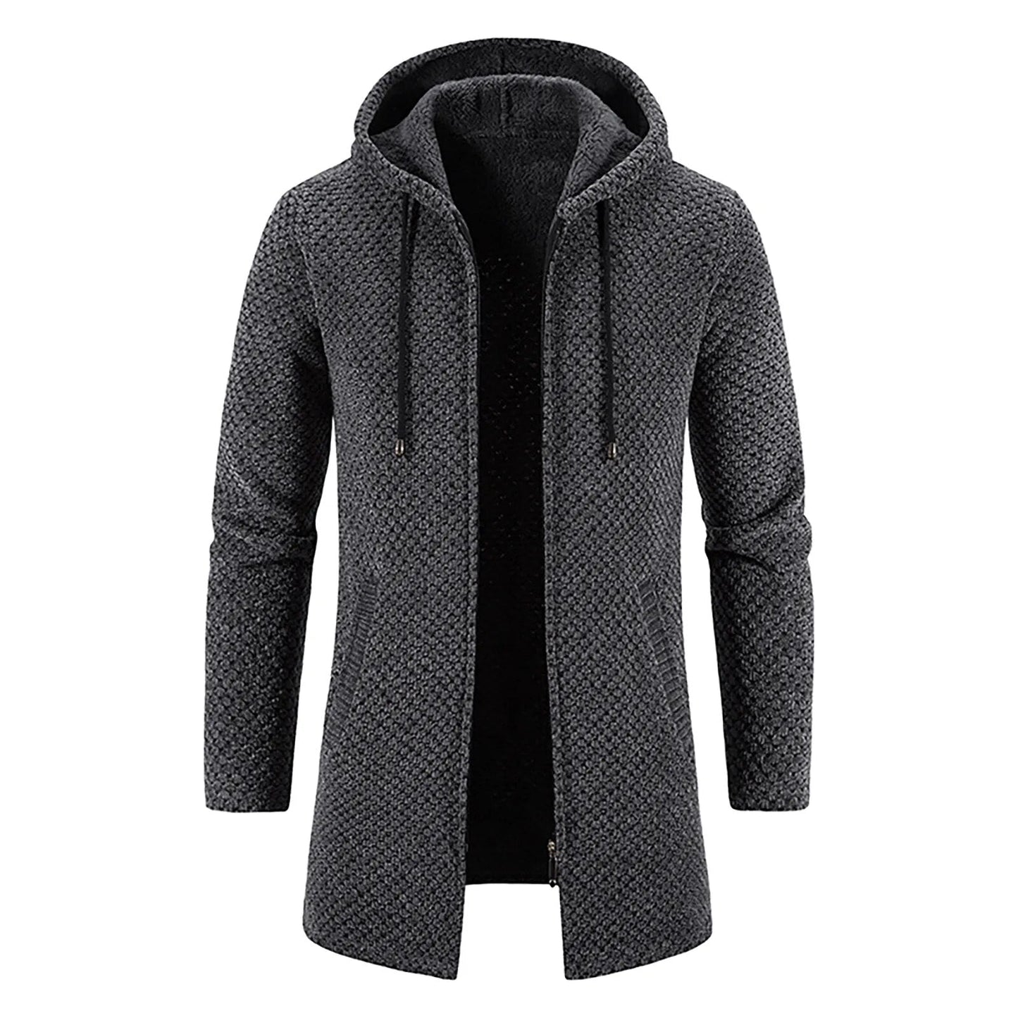 Wolljacke mit Kapuze für Männer