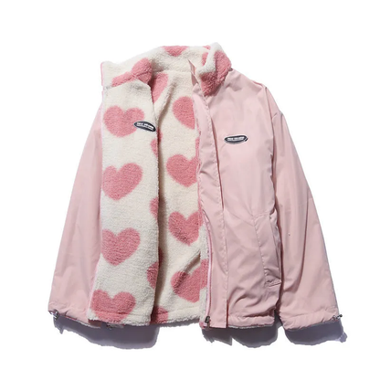 Azalee | Reversible Heart Jacket