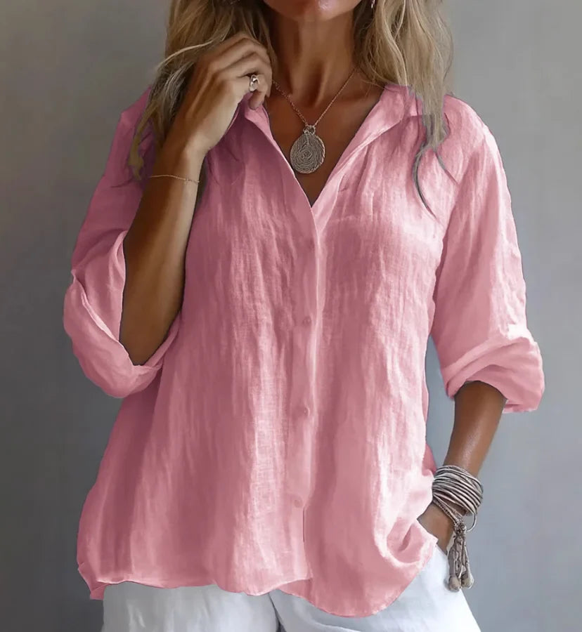 Hemd Damen Relaxed Fit Casual Übergangszeit