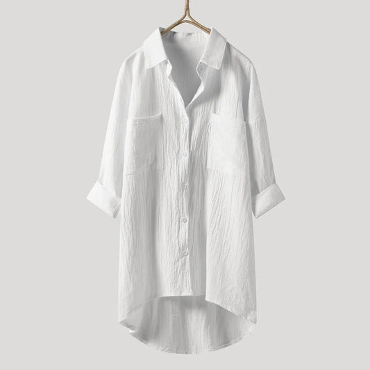 Sabrina | Luxuriöse Oversize-Bluse mit langen Ärmeln