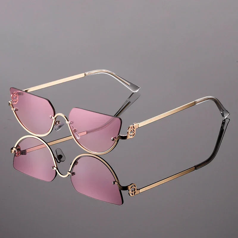 Sonnenbrille Damen Leicht UV400 Cat Eye Modern