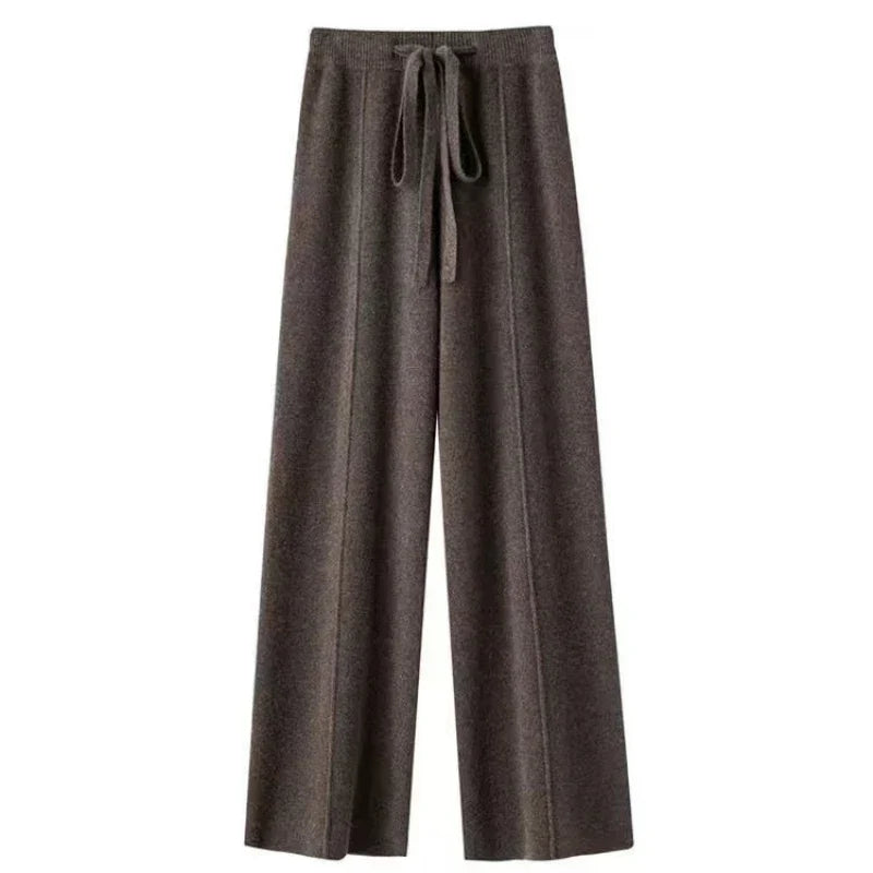 Strickhose Damen Relaxed Fit Herbst & Winter