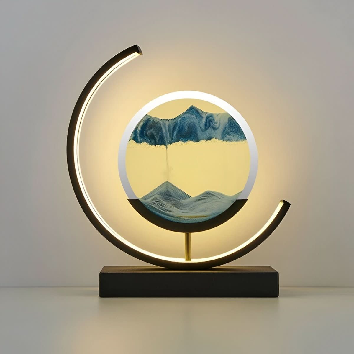 Nachtischlampe - Sandlampe mit beruhigender Bewegung & Stimmungslicht