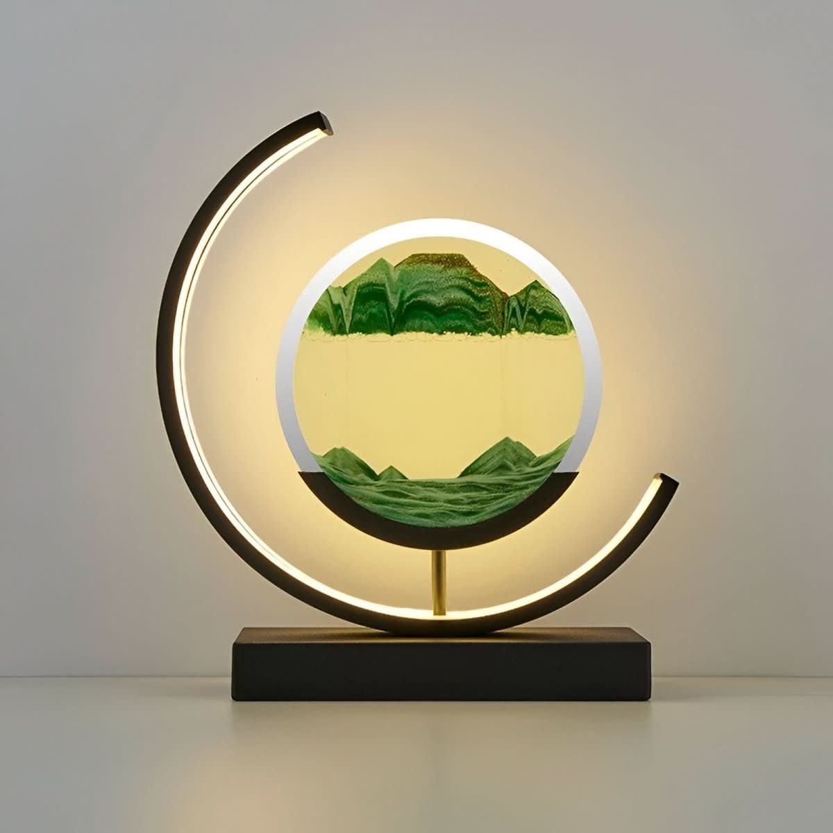 Nachtischlampe - Sandlampe mit beruhigender Bewegung & Stimmungslicht