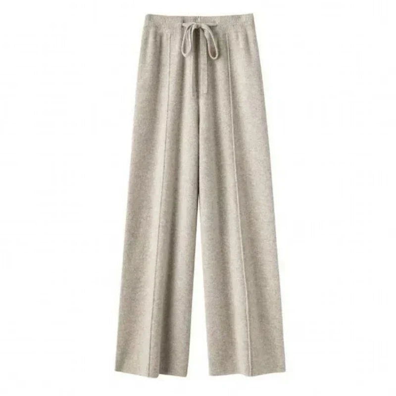 Strickhose Damen Relaxed Fit Herbst & Winter