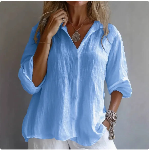 Hemd Damen Relaxed Fit Casual Übergangszeit