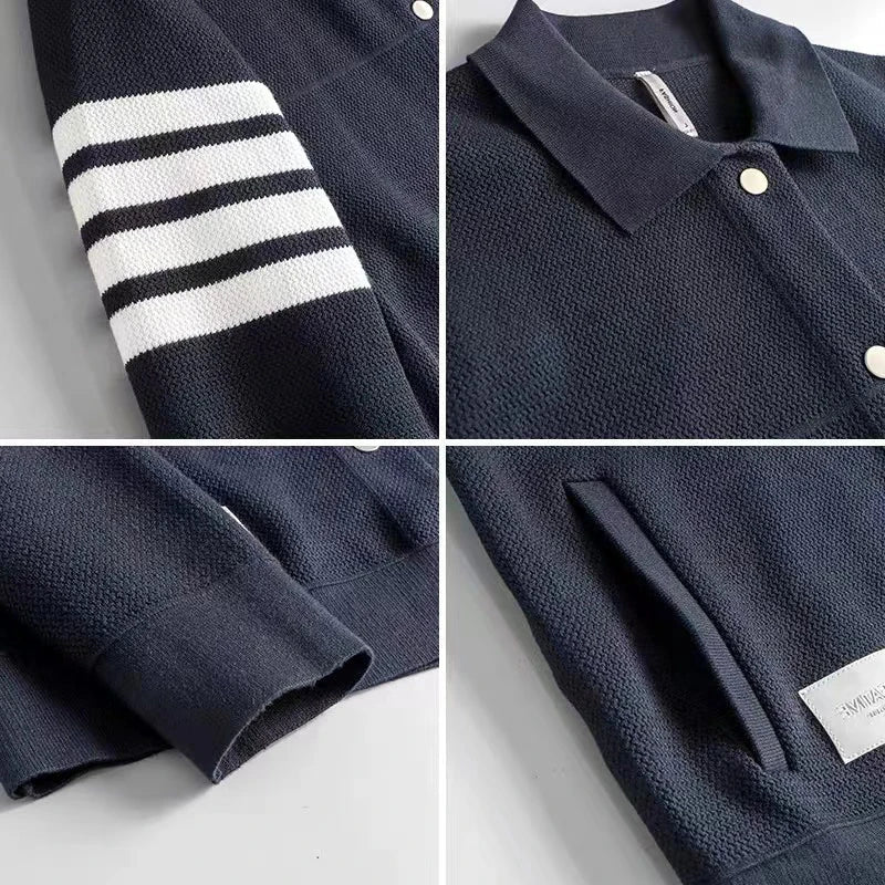 Cardigan Herren Regular Fit Freizeit & Übergangszeit