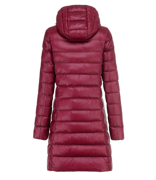 Lange Jacke Damen Ultraleicht Winter Casual Slim Fit