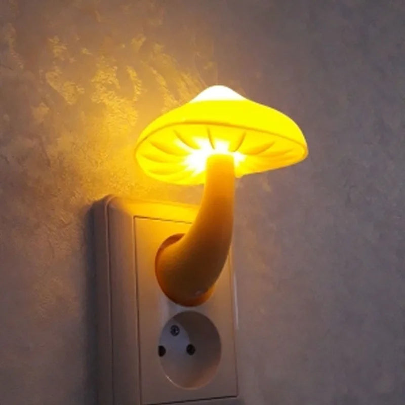LED Nachtlicht Pilzform Warmgelb Innenraum Deko