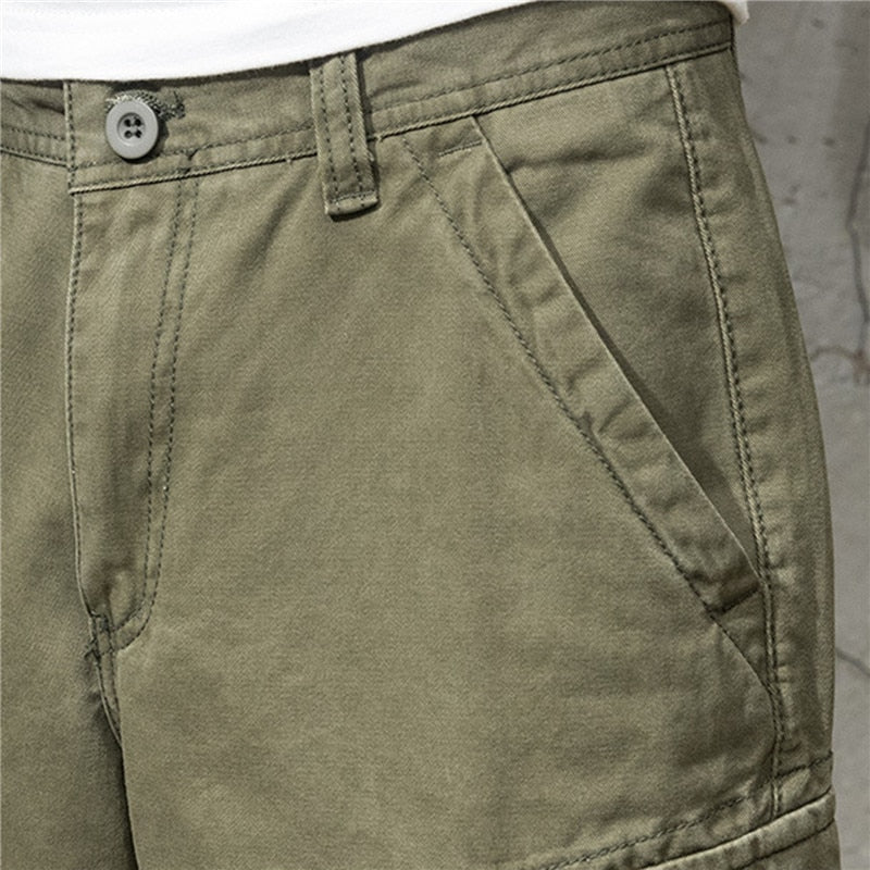 Cargo-Shorts Herren Relaxed Fit Freizeit Sommer