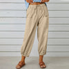 Damenhose Relaxed Fit Casual mit Taillenknoten und maritimem Stil